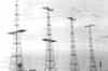 The four 350' transmitter masts