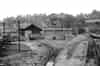 Scotland Street coal depot in January 1967. The north portal of the tunnel can be seen on the right (John Hume)