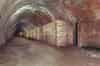 Looking north along Scotland Street tunnel - all these brick buildings contain toilet cubicles and urinals for the air raid shelter (Nick Catford)