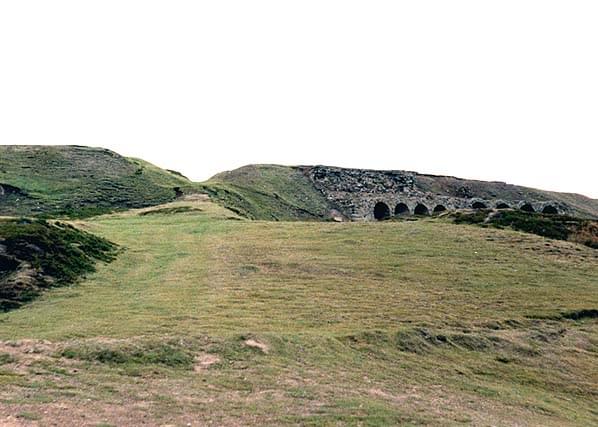 T.W.Ward's Tramway installed 1927 to remove calcined waste from tips in 1990 (Roy Lambeth)