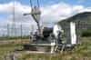 Aerial winch for the HF guyed mast behind No. 3 medium wave (HF) transmitter building (Bob Jenner)