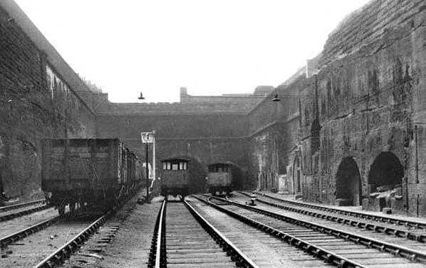 Edge Hill cutting in 1957 