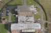 The VLF Transmitter Building (C) at the top of the picture with the generator hall at the bottom (Rugby Radio Museum)