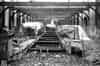 Condenser Room in the VLF Transmitter Building after the fire in 1943 (Rugby Radio Museum)