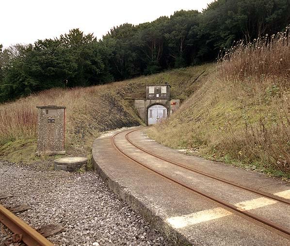 The entrance to No. 13 Magazine. Note the yellow lights are on, which indicates the lights are on (Nick Catford)