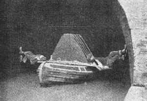 Legging through a canal tunnel 