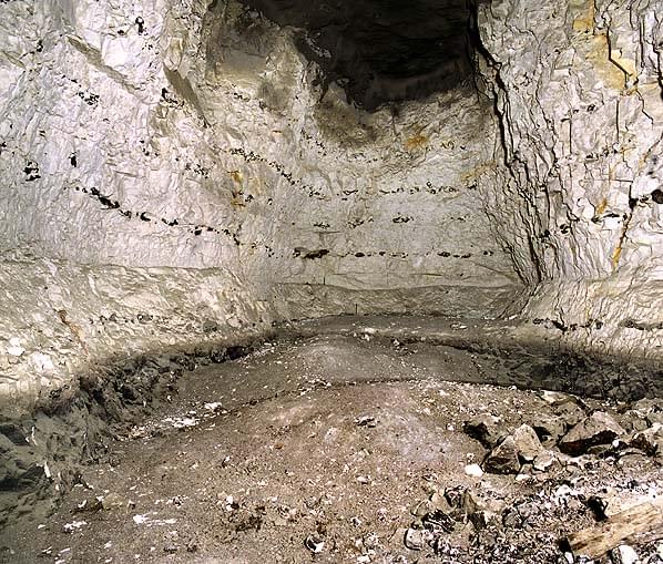 Working face and a miners 'bench' (Nick Catford)