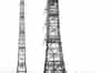 The 7 VEB tilting aerials can clearly be seen on the receiver mast
