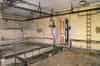 The receiver room with much of the wiring, switchgear and cable hangers still in place (Nick Catford)