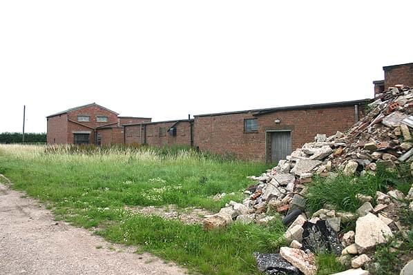 RAF Patrington Happidrome, seen from the north west end. The standby set house can be seen to the rear of the picture (Nick Catford)