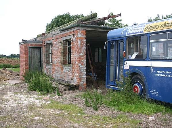 The receiver block, The end was removed to allow access for farm machinery (Nick Catford)