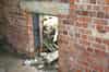 The emergency escape doorway inside the transmitter block (Nick Catford)