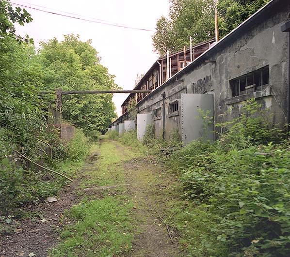 The gorge casemates (the wooden building on top has now gone) (Nick Catford)