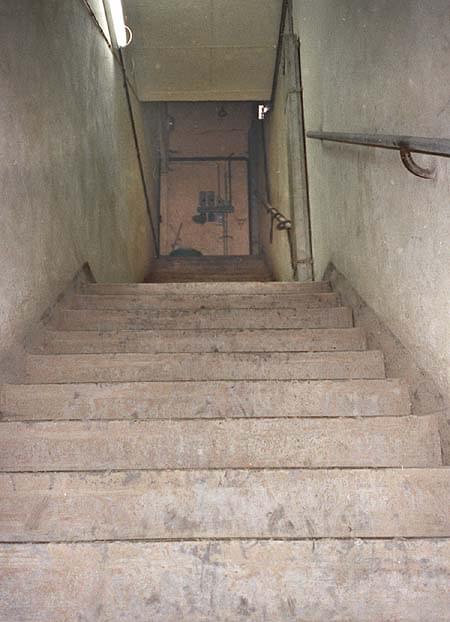 Northern emergency exit from the surface in c.1985. This is now the only easy way into the bunker (Dr. James Fox/John Harris/RAF Holmpton archive)