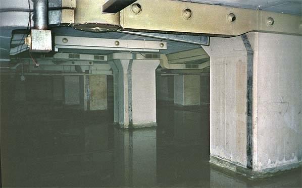 The lower floor c.1985 (Dr. James Fox/John Harris/RAF Holmpton archive)