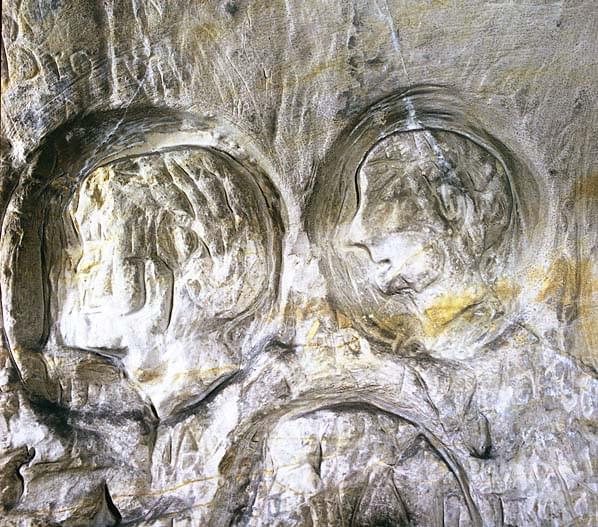 Two of the large heads (Nick Catford)