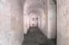 Main entrance passage; shell store to the right, shifting lobby to the right at the end of the passage (Nick Catford)