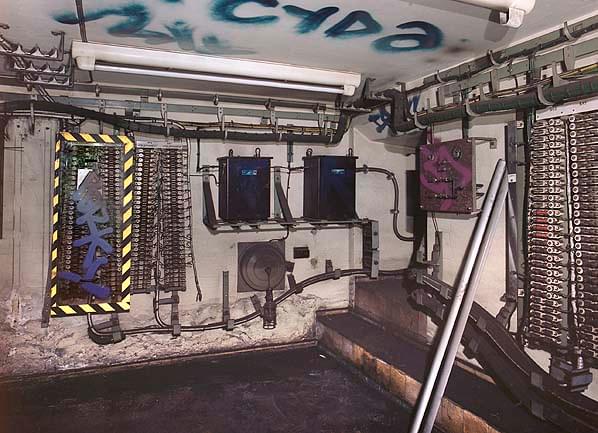 Battery and communications room below the floodgate control room (Nick Catford)