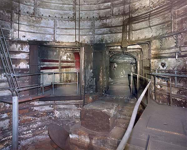 The lift shaft in 2009 with the entrance subway on the far side (Nick Catford)