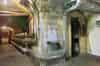 The lower lift landing. the walkway crosses the loft well (Nick Catford)