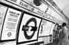 The southbound Bakerloo Line platform at Trafalgar Square station, three days before the opening of the Jubilee line on 1 May 1979. The photograph shows the new Charing Cross name, not meant to be unveiled until 1 May, already partly on show, while an adjacent poster explains it all to the public (Dr. Neil Clifton)