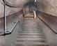 Stairs down to the platforms. This is not part of the emergency egress route and is unlit (Nick Catford)
