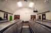 A wall has been built across the wide subway at the top of the Northern Line escalators (Pendar Silwood)