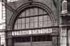 Strand station entrance in late 1907 before opening 