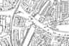 This 1937 map clearly shows the tunnel extends beyond the road. The station building is shown as a billiard club 