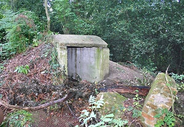 The main entrance to the shelter (Nick Catford)