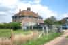 Air Ministry warden's cottages (now Pylons Cottages) just inside the entrance gate to the technical site (Nick Catford)