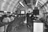 Room 46, Teleprinter Room during the RNR 'Wildfire' period, looking towards the MSO (Room 47)