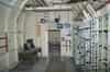 Main distribution frame in the GPO DTN Room (58). Beyond is the GPO Power Room (59) (Sub Brit collection)