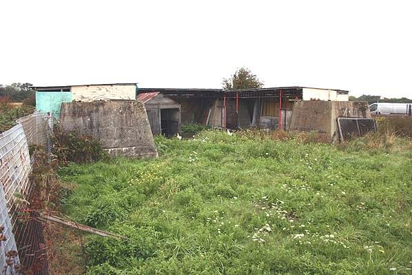 The bases door the J Watch aerial tower now incorporated into a chicken coop (Nick Catford)