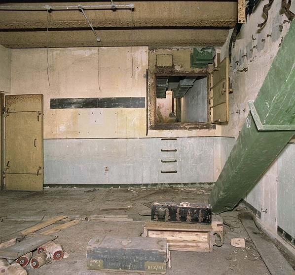 The battery plotting room and escape tunnel (Nick Catford)
