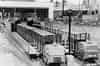 2 Trains Standing at Hereson Rd. Station Prior to Opening (GEC Traction Ltd)