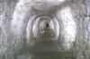 Looking east along the first section of shelter tunnel (1984) (Nick Catford)
