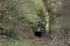 The tunnel entrance at the base of the quarry face (Nick Catford)