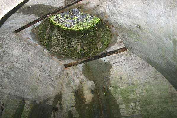 Vaulted chamber at the base of No. 1 silo (Nick Catford)