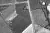 1960's aerial view of the Campsie AAOR (right) with one of the heavy anti-aircraft batteries defending Londonderry seen on the left (Subterranea Britannica Collection)