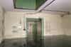 Looking through the bunker from the generator room. The rest room is in the middle with the transmitter room to the rear. Note the equipment hatch in the ceiling for installing the generator and its control cabinet (Nick Catford)