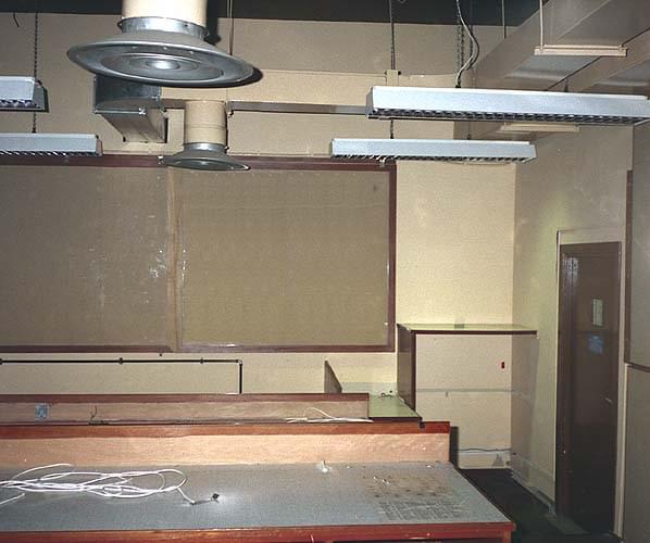 Teleprinter workshop in April 1996, shortly after closure (Jim Crockett)