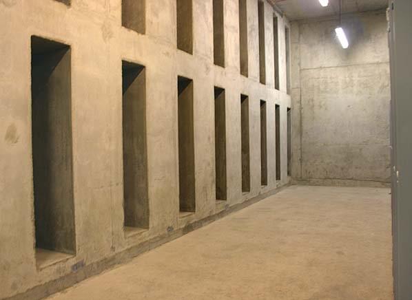 Air intakes from the plenum chamber. (An enclosure containing gas at a higher pressure than the surrounding environment) (Nick Catford)