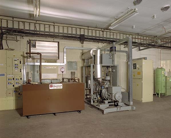 A standby generator and associated control equipment (Nick Catford)