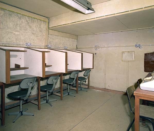 Acoustic booths in the telephone operators room (Nick Catford)