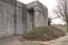 One of two emergency exists, protected by a substantial concrete porch on the west side of the bunker (Nick Catford)