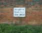 Thames Valley Flood Control sign on the kitchen garden wall in front of the bunker (Nick Catford)