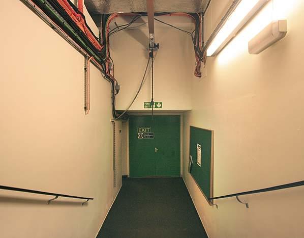 To the emergency exit and plant entrance (Nick Catford)