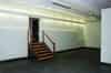 This staircase between two rooms on the upper level shows the height of the false floor. These suspended teak floors were installed to provide space for cabling and air ducts, and were a distinctive feature of the Rotor sites (Richard Lamont)
