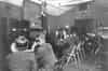 Sopley Intermediate Transportable hutted operations room. In the left centre of the room is the operations map which is clearly centred on Sopley GCI station